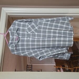 White Birch Button Up XL